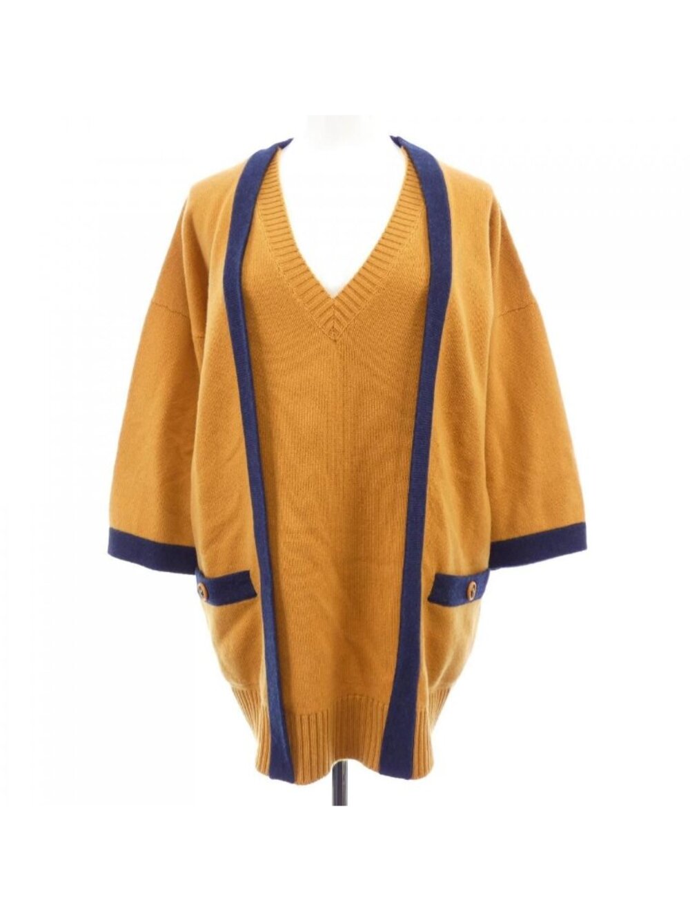 Chanel Knit Sweater Orange